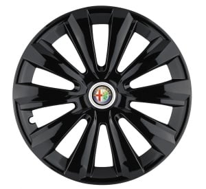 Set 4 Capace Roti, potrivite jantelor de R16, pentru Alfa Romeo, model delta negru
