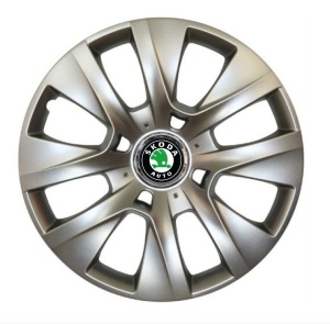 Set 4 Capace Roti R14, Potrivite Jantelor de 14 inch, Pentru Skoda, Model 225