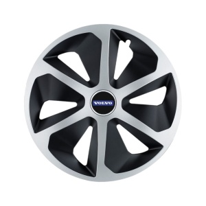 Set 4 capace roti Roco Gri-Negru R13 pentru gama auto Volvo - Img 3
