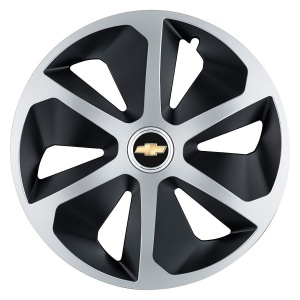 Set 4 capace roti Roco Gri-Negru R17 pentru gama auto Chevrolet - Img 3