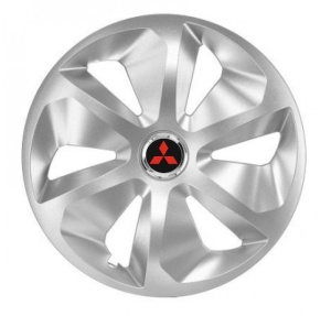 Set 4 Capace Roti Roco Gri R14, pentru Mitsubishi