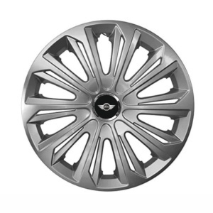 Set 4 capace roti Strong silver varnished R14 Compatibil Cu Mini Cooper - Img 3