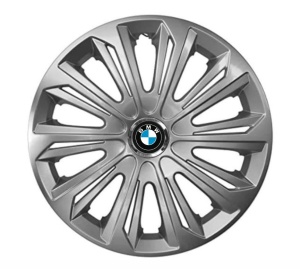Set 4 capace roti Strong silver varnished R15 Compatibil Cu BMW