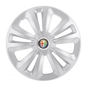 Set 4 Capace Roti Terra Gri R14, pentru Alfa Romeo - Img 3