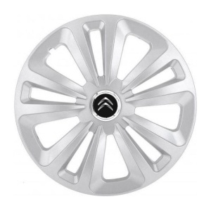 Set 4 Capace Roti Terra Gri R15 pentru Citroen - Img 3