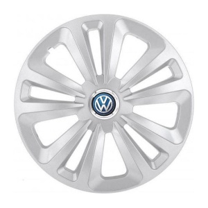 Set 4 Capace Roti Terra Gri R15 pentru Volkswagen - Img 3