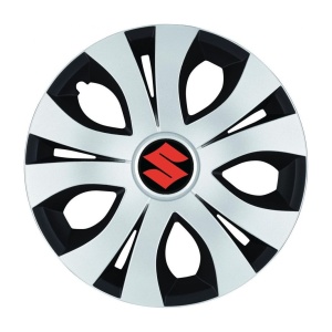 Set 4 Capace Roti Top Gri-Negru R14, Compatibil Cu Suzuki - Img 3