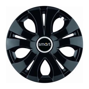 Set 4 Capace Roti Top Negru R15, Compatibil Cu Smart - Img 3