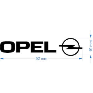 Set 4 Stickere Manere Usa - OPEL - Img 2