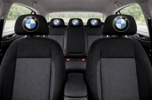 Set 5 huse tetiere negre, pentru gama auto BMW - Img 3