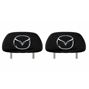 Set 5 huse tetiere negre, pentru gama auto MAZDA