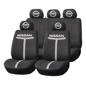 Set Huse Scaune Universale HLX1 Compatibile cu Nissan – Negru/Gri