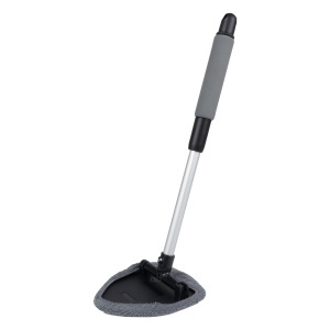 Spălător telescopic pentru geamuri, cu microfibră triunghiulară AMIO-03858 - Img 4