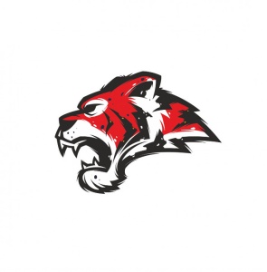 Sticker Angry Lion 15cm, Creative Rey®