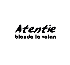 Sticker Atentie 15x5 cm, Creative Rey®