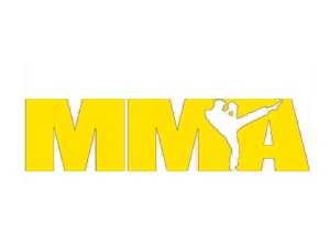 Sticker Auto "MMA" 20x5 cm, galben
