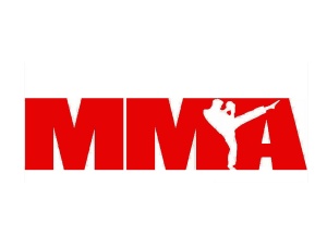 Sticker Auto "MMA" 20x5 cm, rosu