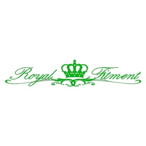 Sticker auto "Royal Fitment", 50x16 cm, verde