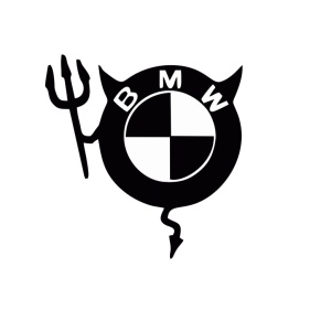 Sticker Bmw Devil 15 cm, Creative Rey®