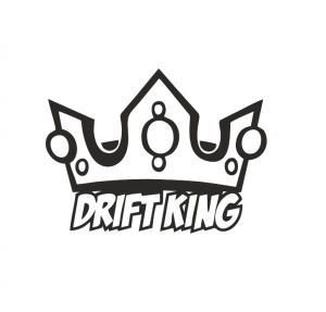 Sticker DRIFT KING 15 cm, Creative Rey®