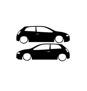 Sticker FIAT STILO SET 2 BUCATI 15x5 cm, Creative Rey®