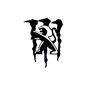 Sticker GHEARE PEUGEOT 15x12 cm, Creative Rey®