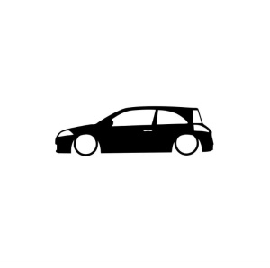Sticker MEGANE 2 COUPE 20x6.1 cm, Creative Rey®