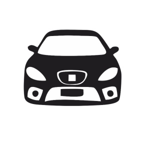 Sticker SEAT LEON FATA 13x10 cm, Creative Rey®