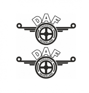 Sticker Set Daf Eindhoven 20 cm, Creative Rey®