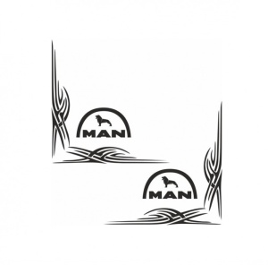 Sticker Set Man 30 cm, Creative Rey®