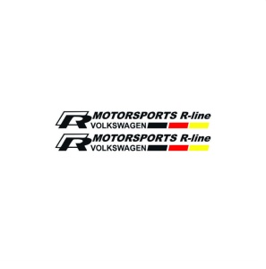 Sticker VOLKSWAGEN MOTORSPORT SET 50x5.2 cm, Creative Rey®