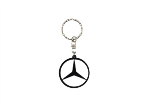 Breloc auto din plastic negru, Mercedes Benz