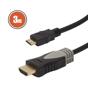 Cablu mini HDMI • 3 mcu conectoare placate cu aur - Img 2