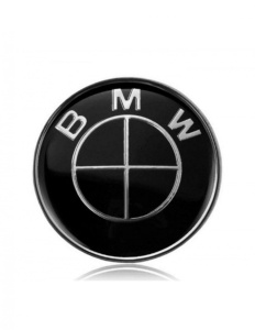 EMBLEMA BMW PENTRU CAPOTA SI PORTBAGAJ 82MM NEGRU