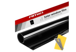 Folie de nuantare a geamurilor Ultra Dark Black 0,5x3m 1%