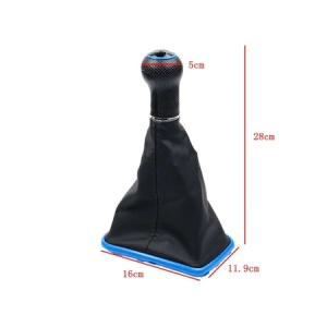 Nuca schimbator viteze + manson cu un cadru albastru, compatibil Volkswagen VW Golf4/Jetta/Bora 1999-2004 - Img 3