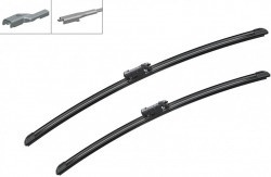 Pachet Stergatoare Parbriz si Stergator Luneta Bosch AeroTwin Volvo XC90 2002-2010 - Img 2