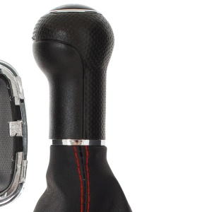 Schimbator de viteze compatibil cu Volkswagen Golf IV DIESEL, cusatura rosie, 12MM - Img 4