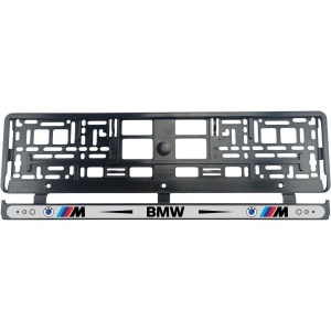 Set 2 bucati, suport numar inmatriculare BMW MPower II - Img 2