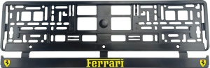 Set 2 bucati, suport numar inmatriculare Ferrari