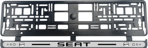 Set 2 bucati, suport numar inmatriculare Seat II