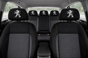 Set 2 huse tetiere negre, pentru gama auto PEUGEOT - Img 3