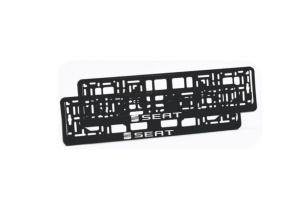 Set 2 suporti numar inmatriculare personalizat- SEAT