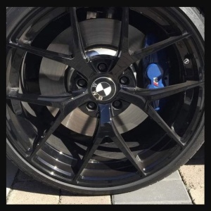 Set 4 Capace Jante Aliaj BMW, Diametru 52mm interior - 56 mm exterior, Alb/Negru - Img 8