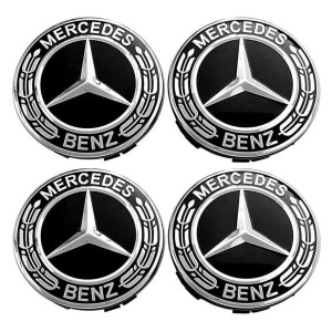 Set 4 Capace Jante Aliaj Mercedes 75mm Negre - Img 10