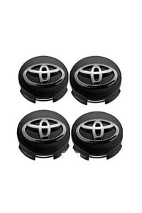 Set 4 Capace Jante Aliaj Toyota 62MM, Negru - Img 3