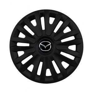 Set 4 capace roti 14 inchi (R14) compatibile MAZDA, Model 217 Black