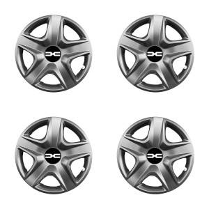 Set 4 capace roti 14 inchi (R14) compatibile NEW DACIA, Model - 202 - Img 2