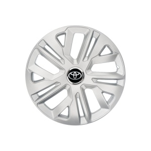 Set 4 Capace Roti 14 inchi (R14) Raven Gri, Compatibile Cu Toyota - Img 3