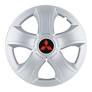 Set 4 Capace Roti 15 inchi (R15) Bis Gri, Compatibile Cu Mitsubishi - Img 3